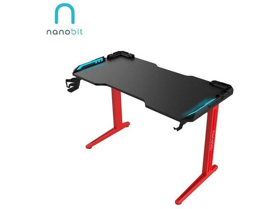 Gaming sto Nanobit NB502 RGB 140cm Ferrari Red