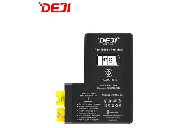 Baterija DEJI (Bez IC konektora) za iPhone 13 Pro Max (4750 mAh)