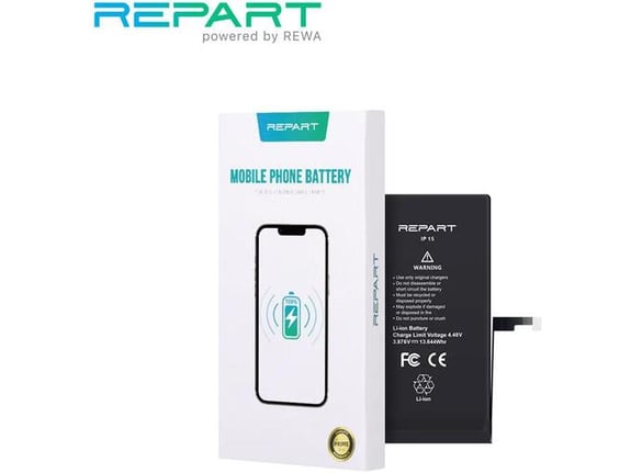 Baterija REPART PRIME za iPhone 15 (3520 mAh)