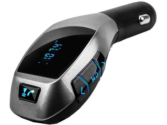 Bluetooth FM Transmiter X5 sivi
