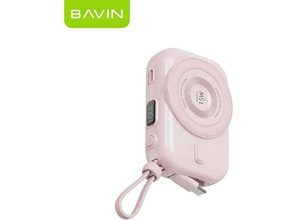 Power Bank Bavin Mag Charger PC1085S 10000 mAh rozi