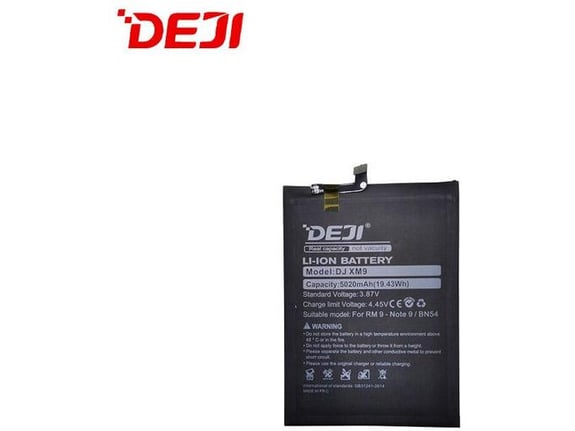 Baterija DEJI za Xiaomi Redmi Note 9 Pro/ Redmi Note 10 Pro BN53 (5020mAh)