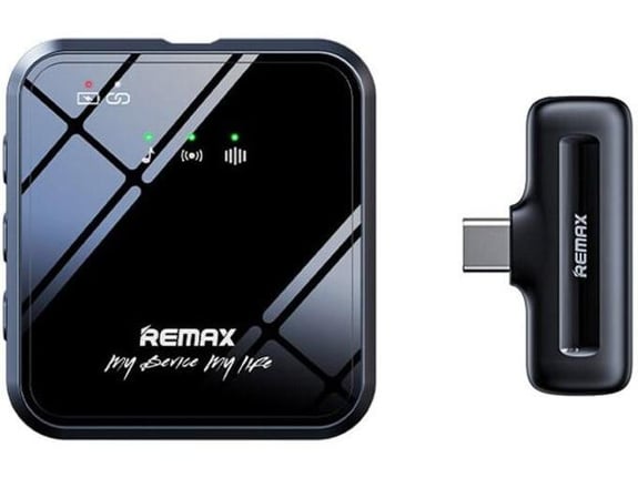 Bezicni mikrofon Lavalier REMAX K11 1u1 za mobilni telefon Type-C crni