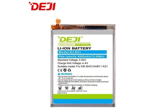 Baterija DEJI za Samsung A51/ A515 EB-BA515ABY (4000 mAh)