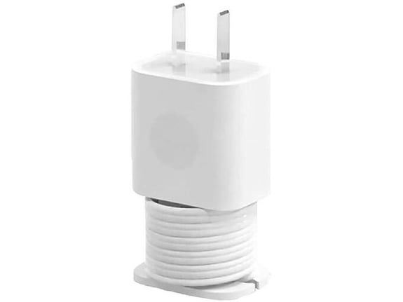 Silikonski organizator kablova za punjace beli