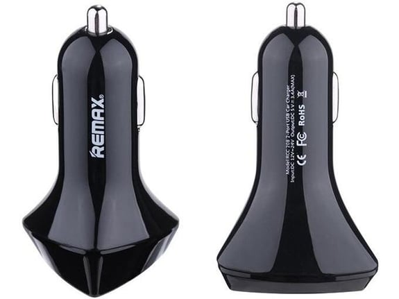 Auto punjac REMAX Aliens RCC-208 2USB crni