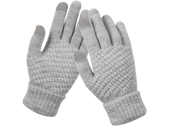 Rukavice za touch screen BRAIDED sive