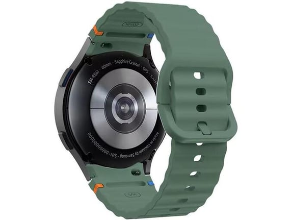 Silikonska narukvica za pametni sat Samsung Galaxy watch 7 zelena