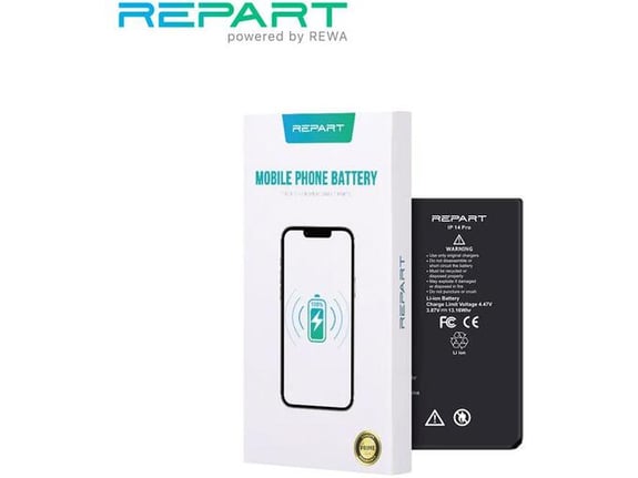 Baterija REPART PRIME za iPhone 14 Pro (3400 mAh)