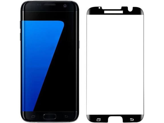 Zastitno staklo (zakrivljeno) (Mini verzija) za Samsung S7 Edge/ G935 crno