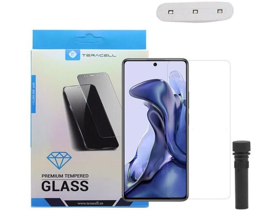 Zastitno staklo UV Glue Full Cover + lampa za Xiaomi 12T/ 12T Pro/ K50 Ultra