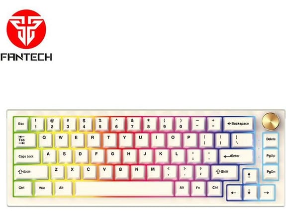 Tastatura mehanicka Gaming Fantech MK858 RGB MaxFit67 space edition (white switch)
