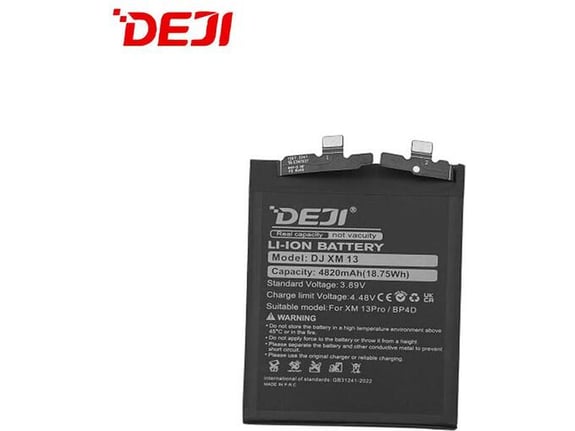 Baterija DEJI za Xiaomi 13 Pro/ BP4D (4820mAh)