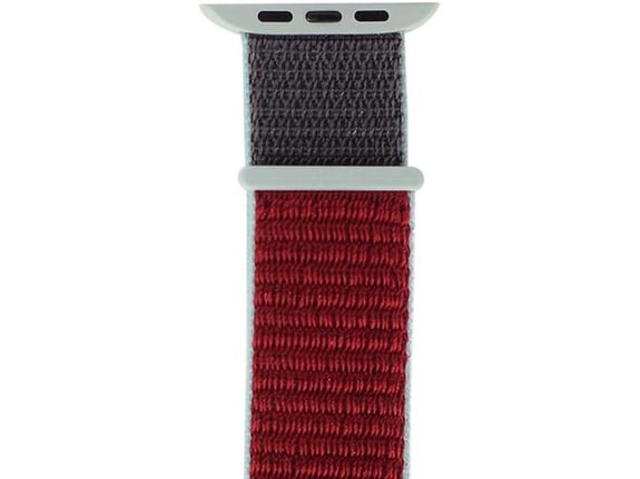 Narukvica za Apple Watch Sport Loop gray red 38/ 40/ 41 mm