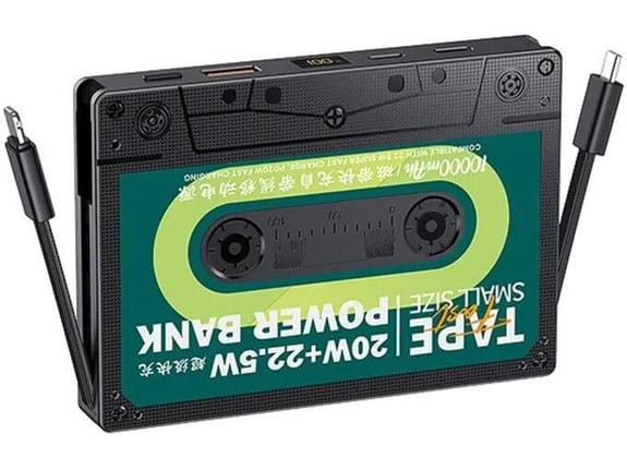 Power Bank REMAX Tapa Series RPP-533 PD20W+QC22.5W FAST CHARGING 10000 mAh zeleni