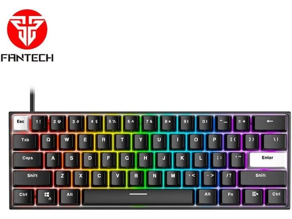 Tastatura mehanicka Gaming Fantech MK857 RGB Maxfit61 FROST crna (blue switch)
