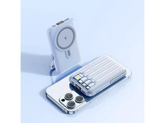 Power Bank Mag Charger PD 66W 5000 mAh plavi