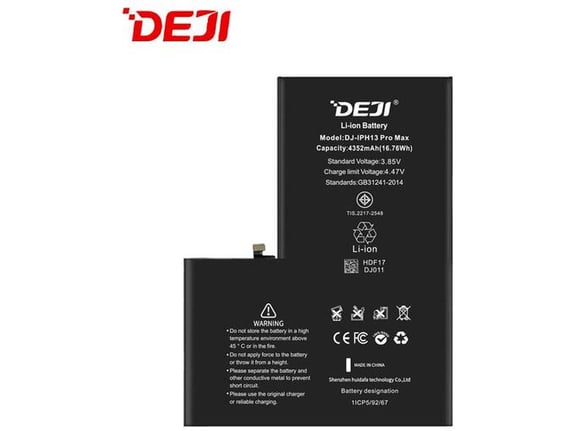 Baterija DEJI za iPhone 13 Pro Max (4352 mAh)