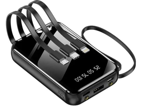 Power Bank 20000 mAh crni