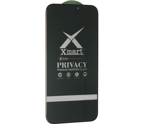 Zastitno staklo XMART 9D Privacy za iPhone 17