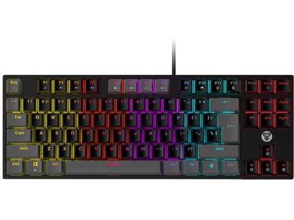 Tastatura mehanicka Gaming Fantech MK876 RGB Atom TKL crna (Blue switch)