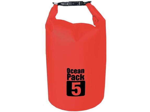 Vodootporna torba 5L crvena