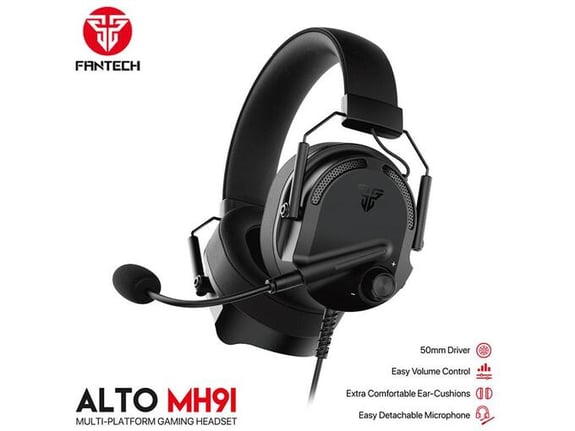 Slusalice Gaming Fantech MH91 Alto crne