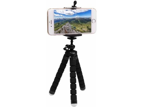 Stativ Tripod za mobilni telefon Mini Soft crni