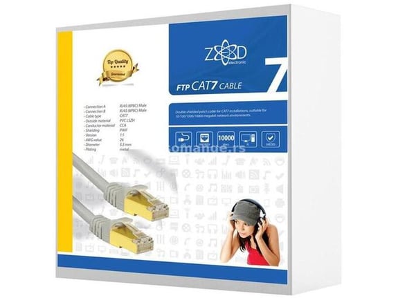 Mrezni kabel FTP7 10m (CAT7)