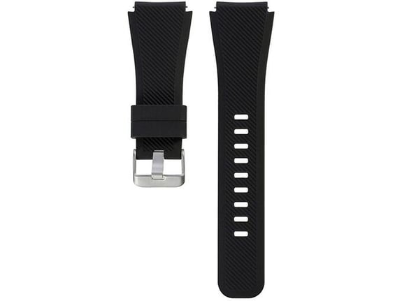 Silikonska narukvica za pametni sat crna 22mm