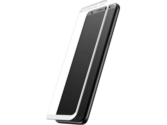 Zastitno staklo Baseus 3D za Samsung S8 Plus/ G955 belo.