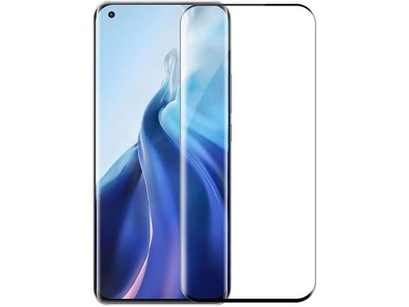 Zastitno staklo Nillkin 3D CP+ Max za Xiaomi Mi 11 crno FULL COVER