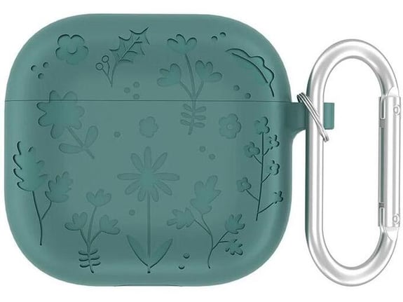 Zastitna futrola Flower za Airpods 4 zelena