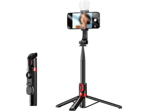 Stativ Tripod Wireless + Selfie Stick REMAX P60 1.3m crni