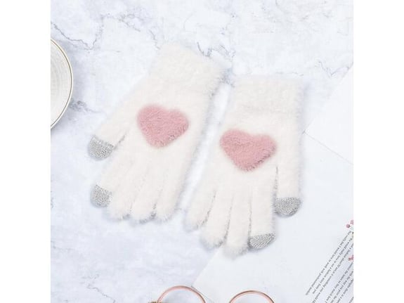 Rukavice za touch screen GENTLE bele