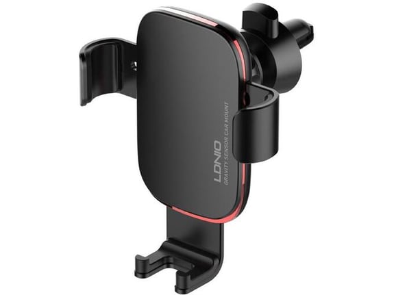 Auto drzac za telefon za ventilaciju LDNIO MG10 crni.