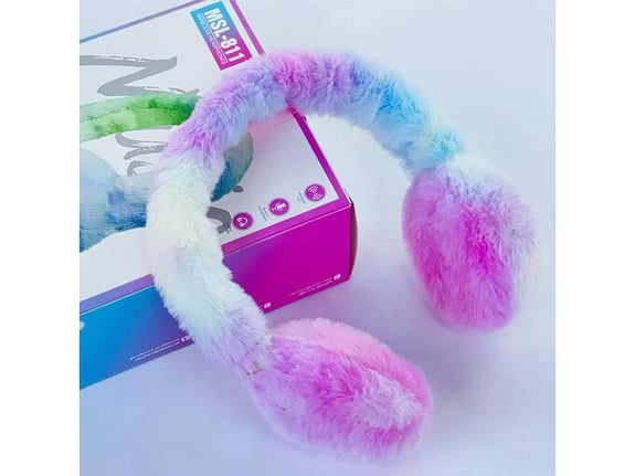 Bluetooth slusalice Earmuff MSL-811 pink