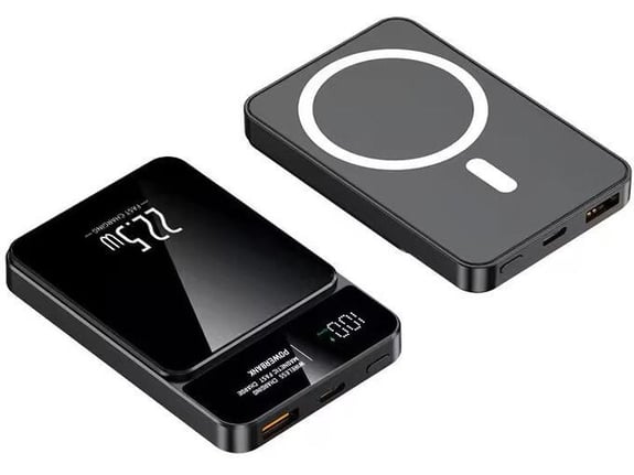 Power Bank Mag Charger 22,5W 10000 mAh crni