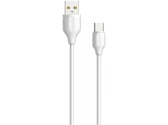 Kabel LDNIO LS371 USB na Type-C beli 1m