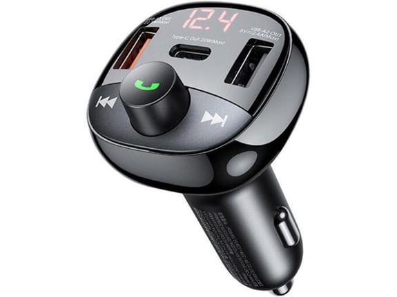 FM Transmiter REMAX RCC331 64.5W crni