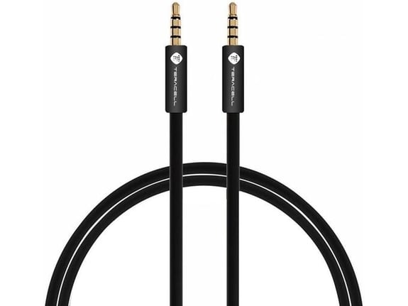 Audio kabel Teracell AUX 3,5 mm crni 0.5m
