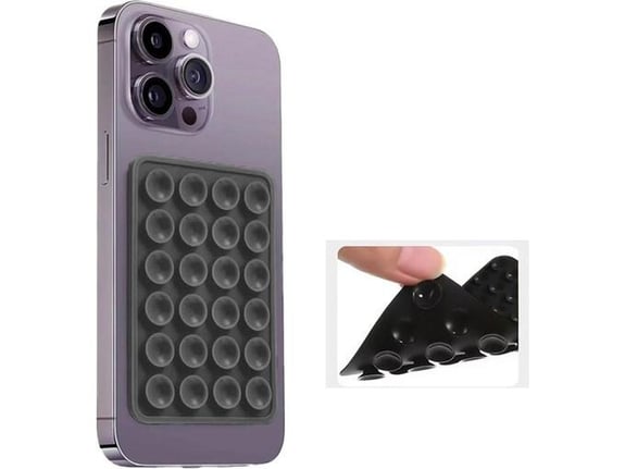 Octobuddy sticker dvostrani tamno sivi