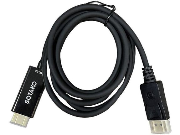 Kabel Sotako DP na HDMI crni