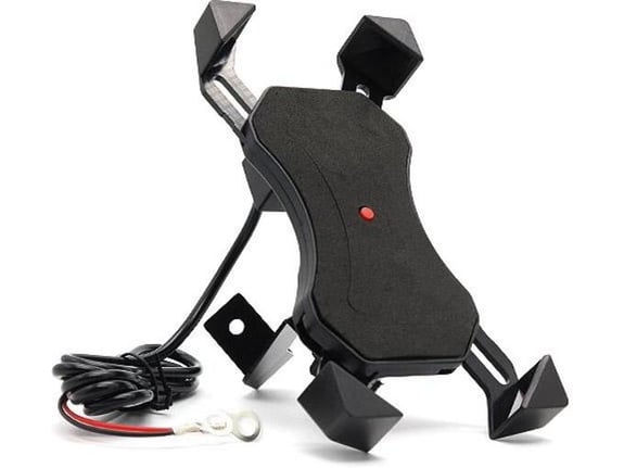 Drzac za telefon ZM-004 za motor sa punjacem 5V 2A