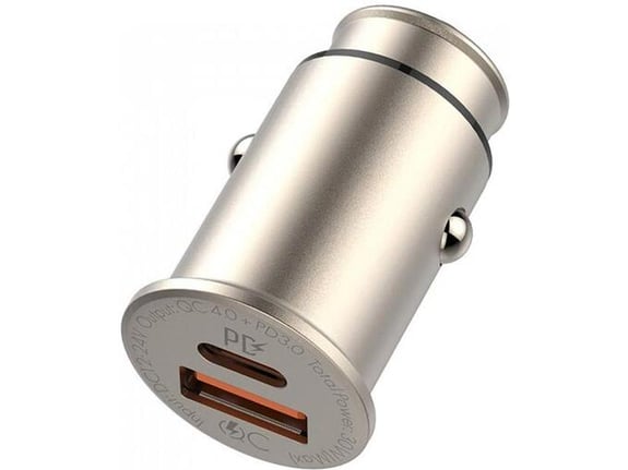 Auto punjac LDNIO C506Q USB i PD + Lightning kabel