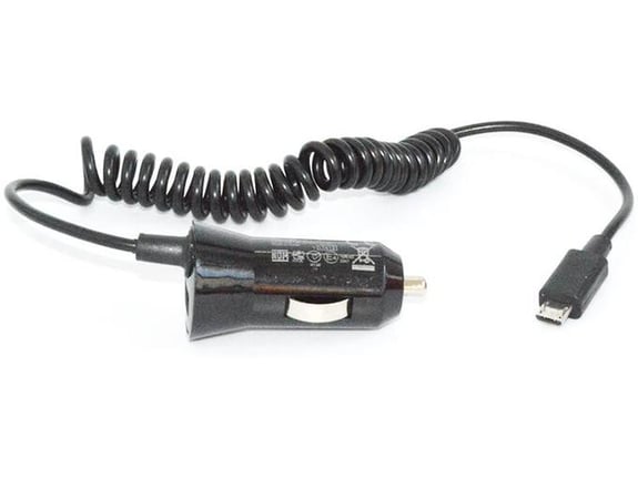 Auto punjac univerzalni 2u1 (Micro usb kabel + USB slot) crni 1A