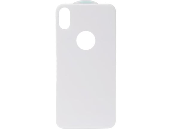 Zastitno staklo 5D FULL COVER(zadnje) za iPhone X belo.