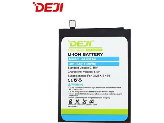 Baterija DEJI za Xiaomi Mi A2/ Mi 6X (BN36) (3010 mAh)