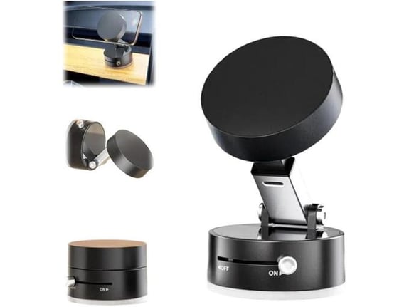 Auto drzac za telefon vakuum A2 crni