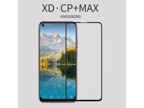 Zastitno staklo Nillkin XD CP+ MAX za Huawei Nova 4/ Honor View 20/ V20 crno FULL COVER.